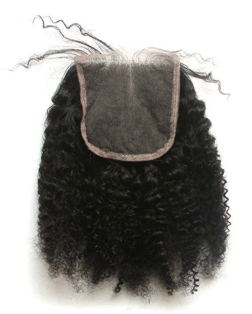 Brazilian Afro Kinky Closure - Pretty Hair Dropship